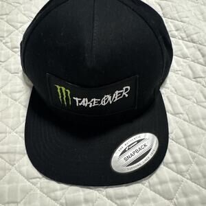 Monster takeover snapback hat